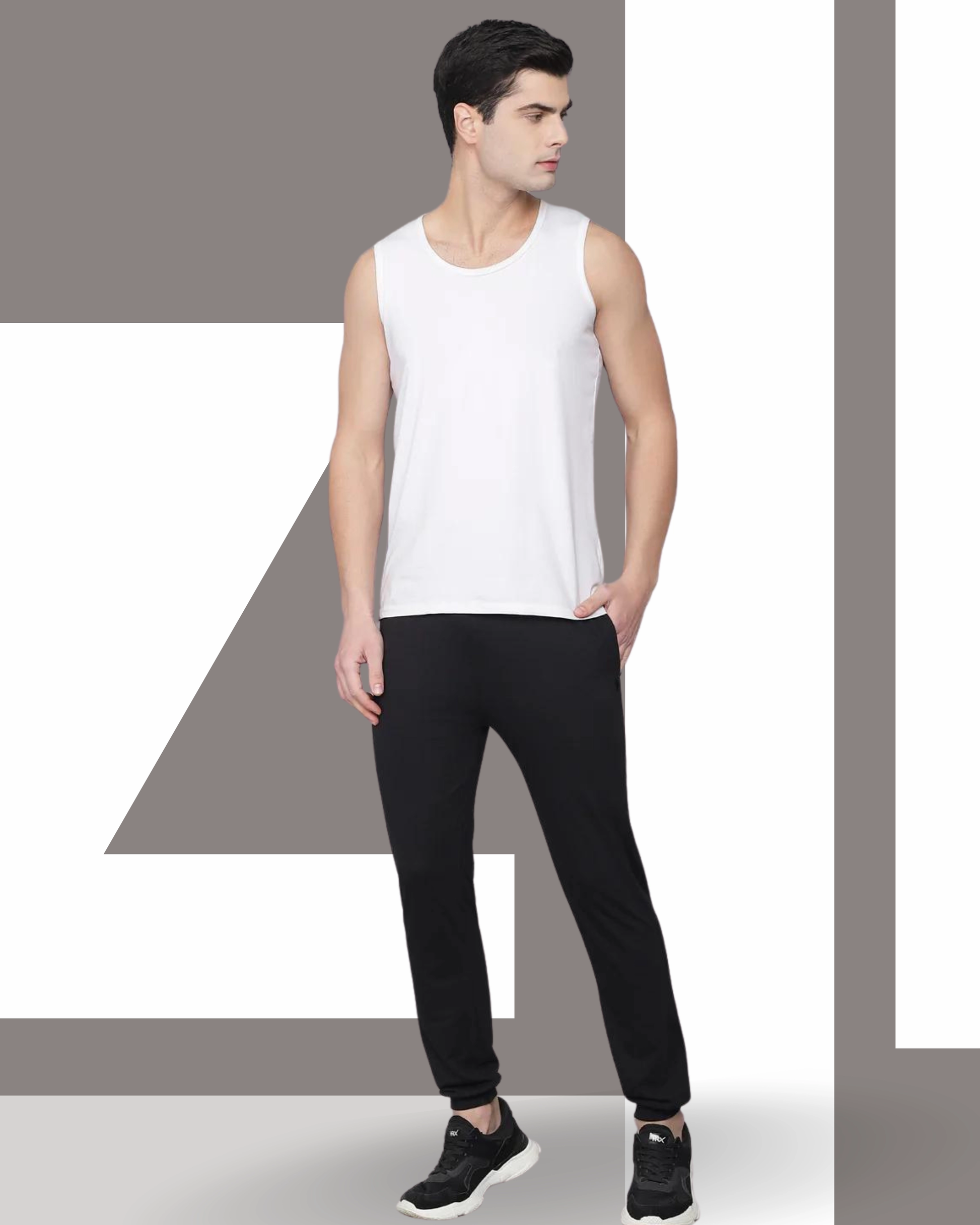 FLAMBOYANTTREND FLAMBOYANT Cotton Hosiery Men Pyjama (Black) By Flamboyant Pyjama