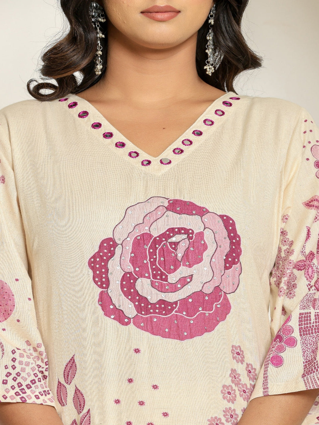 Women Printed Regular Pure Cotton Kurta With Trousers & Dupatta Solid Kurta