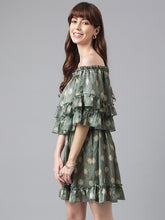 Load image into Gallery viewer, Digital Print Ponchu Dress
