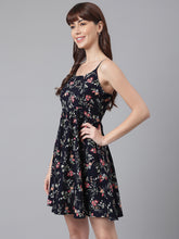 Load image into Gallery viewer, Floral Print Spagetthi Dress

