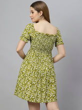 Load image into Gallery viewer, Fit &amp; Flare Floral Dress
