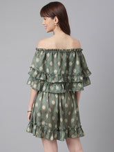 Load image into Gallery viewer, Digital Print Ponchu Dress
