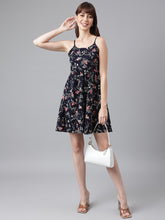Load image into Gallery viewer, Floral Print Spagetthi Dress
