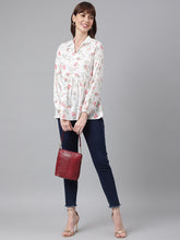 Load image into Gallery viewer, Floral Peplum Top
