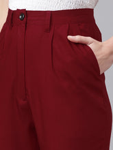 Load image into Gallery viewer, Casual Maroon Pants
