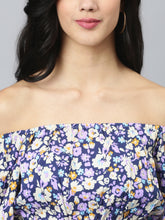 Load image into Gallery viewer, Floral Crop Top
