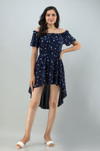 Load image into Gallery viewer, Off-Shoulder High-Low Dress

