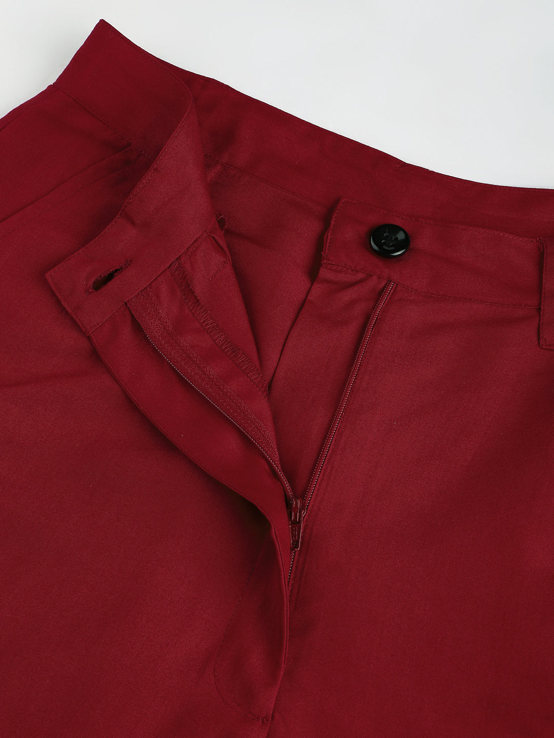 FLAMBOYANTTREND Casual Maroon Pants By Flamboyant Pant