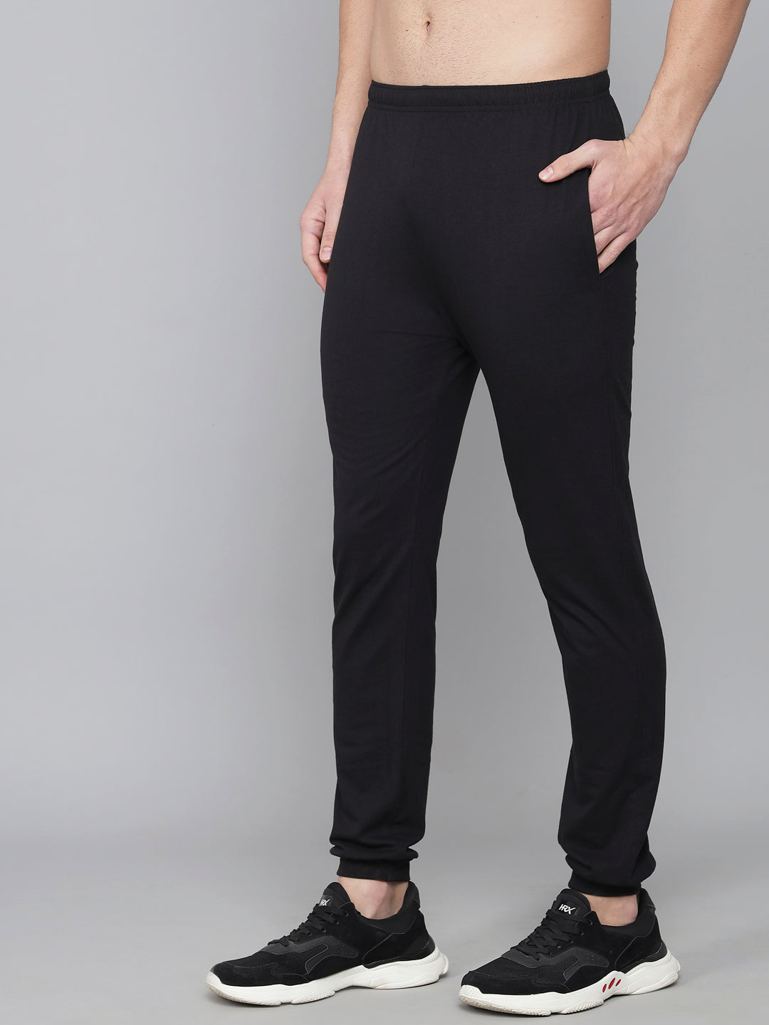 FLAMBOYANTTREND FLAMBOYANT Cotton Hosiery Men Pyjama (Black) By Flamboyant Pyjama