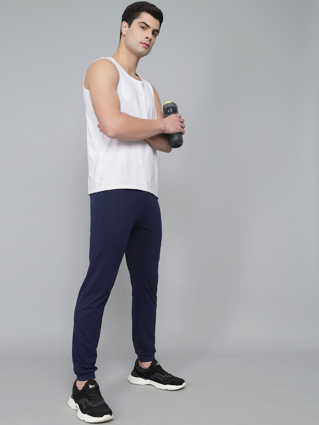 FLAMBOYANTTREND FLAMBOYANT Cotton Hosiery Men Pyjama (Blue) By Flamboyant Pyjama