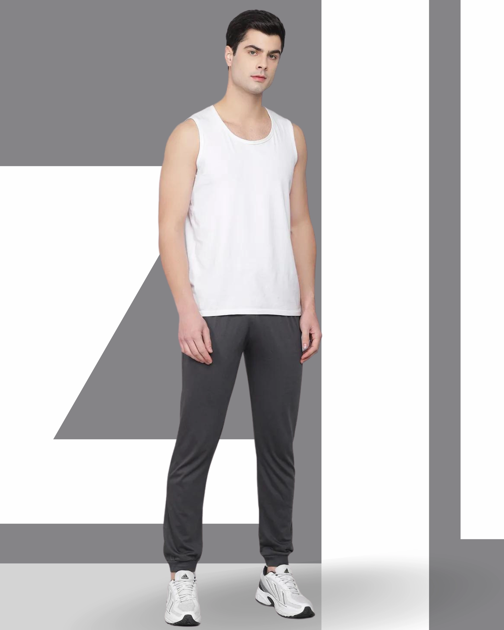 FLAMBOYANTTREND FLAMBOYANT Cotton Hosiery Men Pyjama (Dark Grey) By Flamboyant Pyjama