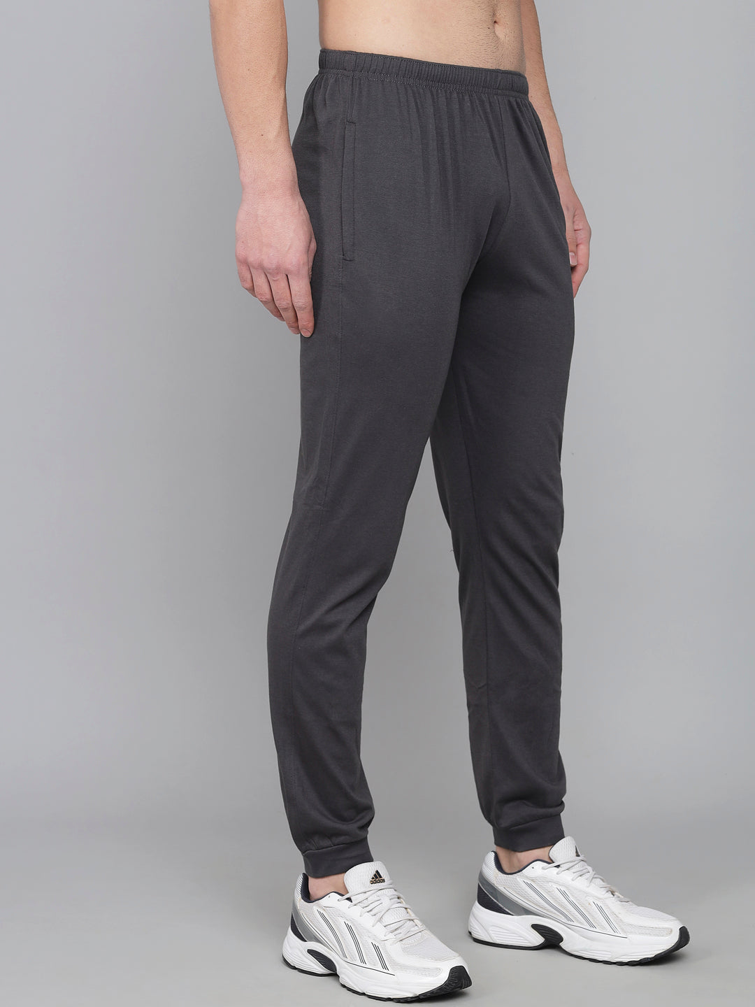 FLAMBOYANTTREND FLAMBOYANT Cotton Hosiery Men Pyjama (Dark Grey) By Flamboyant Pyjama