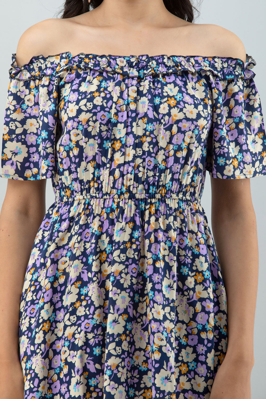 FLAMBOYANTTREND Floral High-Low dress By Flamboyant dress