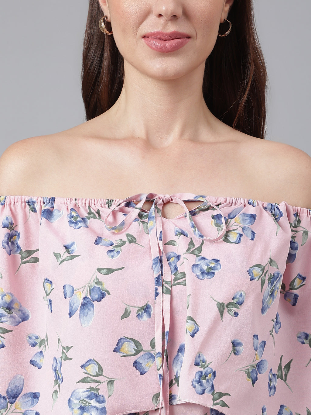FLAMBOYANTTREND Floral Off-Shoulder Dress By Flamboyant Dress