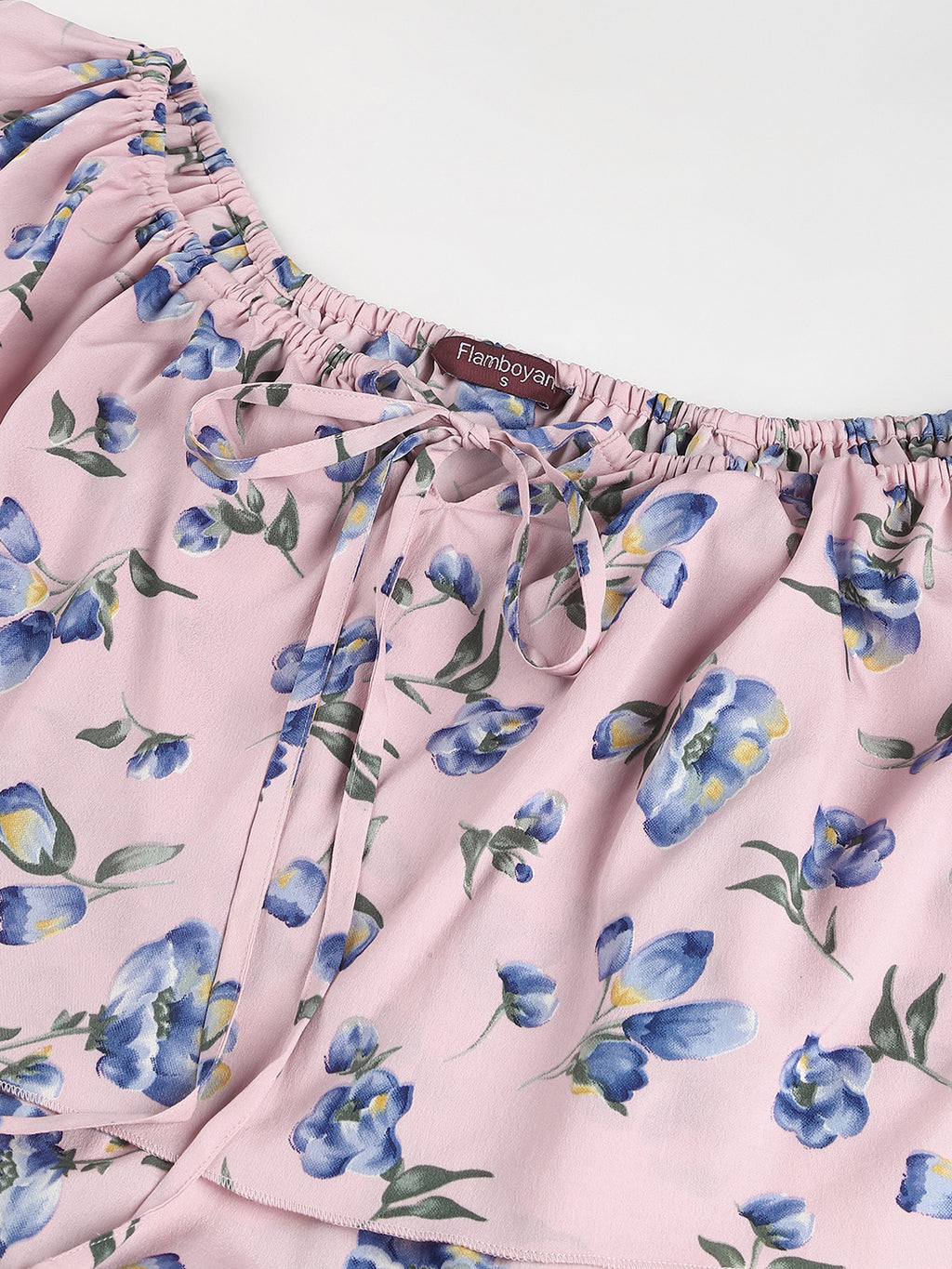 FLAMBOYANTTREND Floral Off-Shoulder Dress By Flamboyant Dress