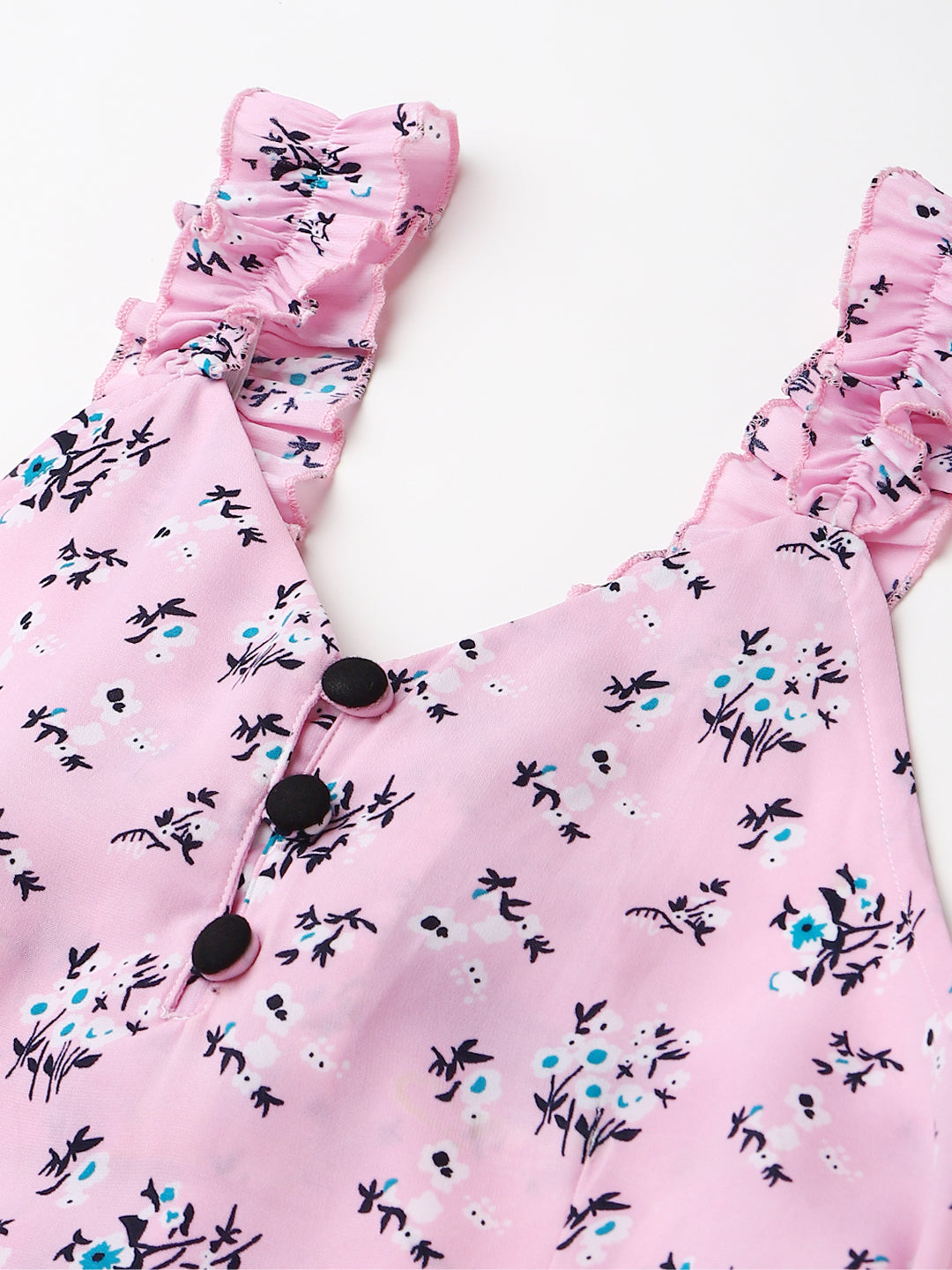 FLAMBOYANTTREND Floral Print Night Dress By Flamboyant Night Dress
