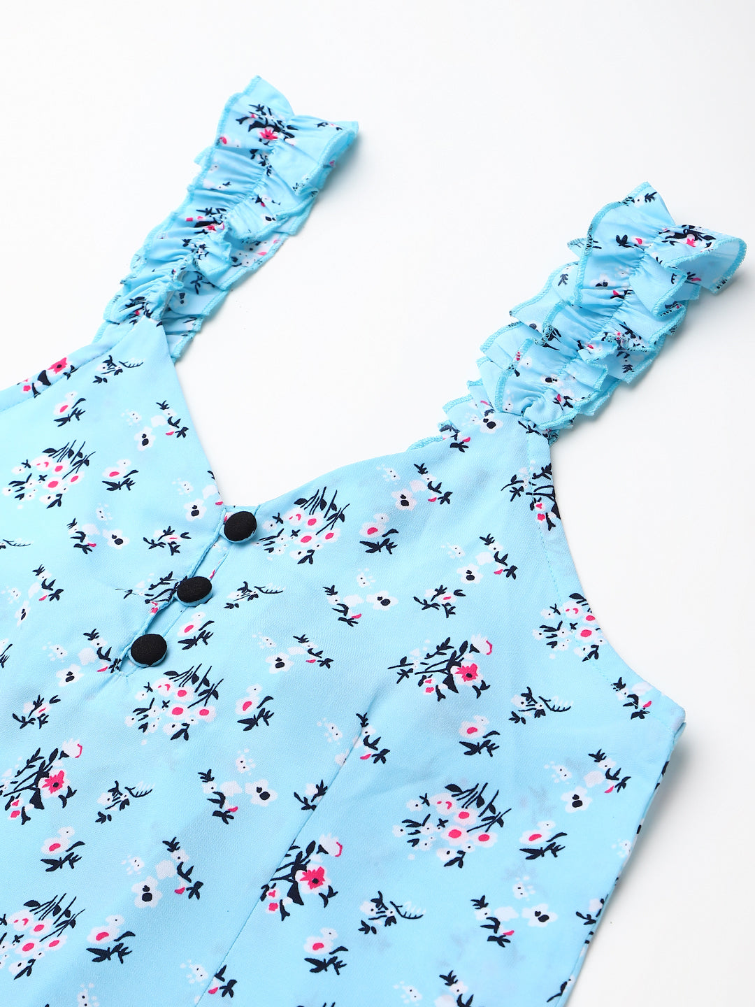 FLAMBOYANTTREND Floral Print Night Dress By Flamboyant Night Dress