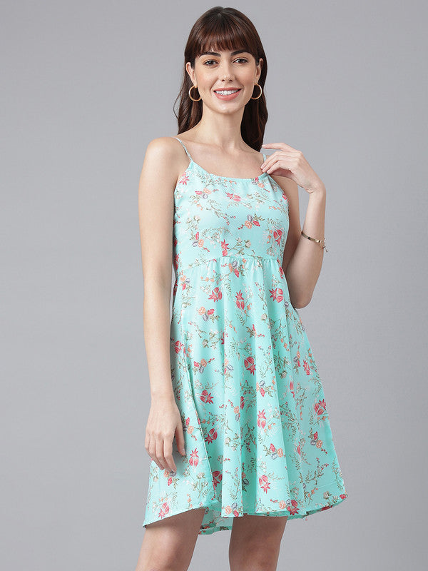 FLAMBOYANTTREND Floral Print Spagetthi Dress By Flamboyant Dress