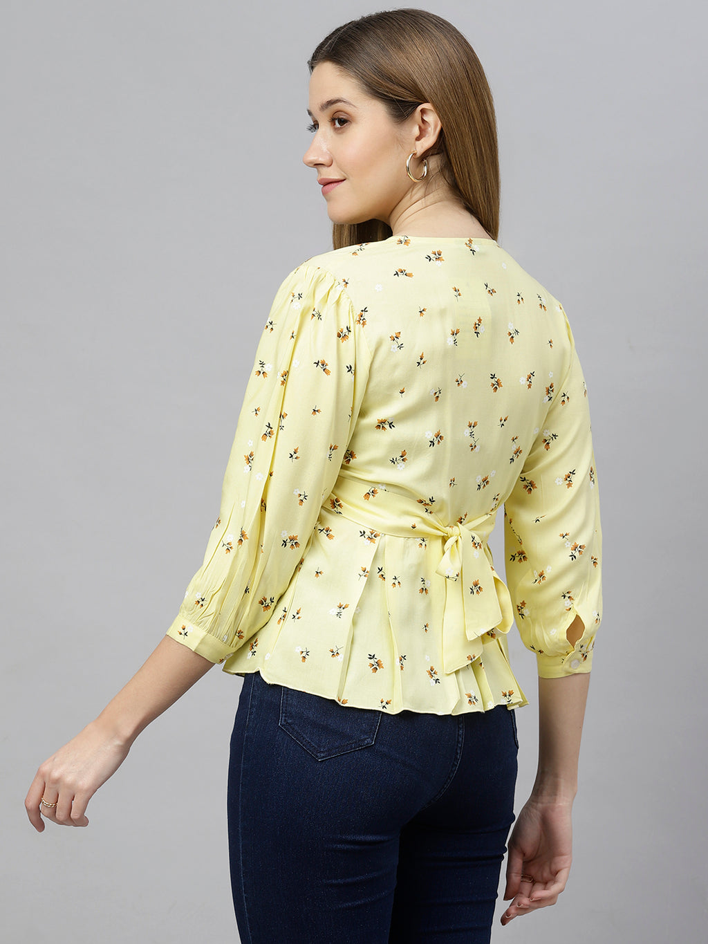 FLAMBOYANTTREND Floral Printed Top By Flamboyant Top