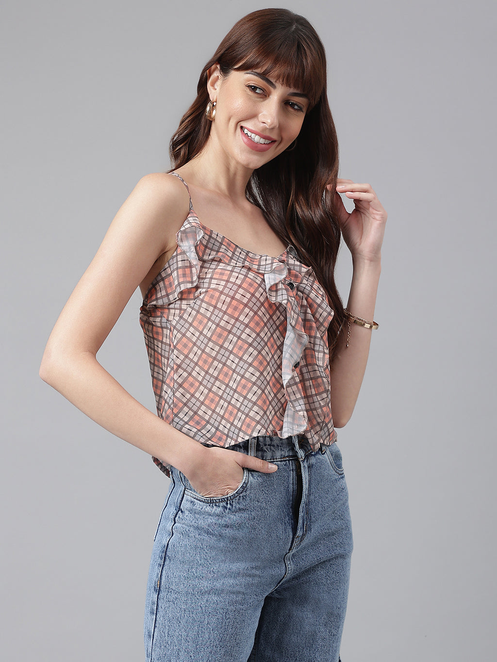 FLAMBOYANTTREND Light Weight Spagetthi Top By Flamboyant Tops