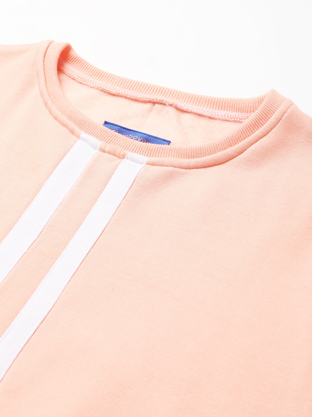 FLAMBOYANTTREND Pink Stripe Sweatshirt By Flamboyant Women's Sweatshirt
