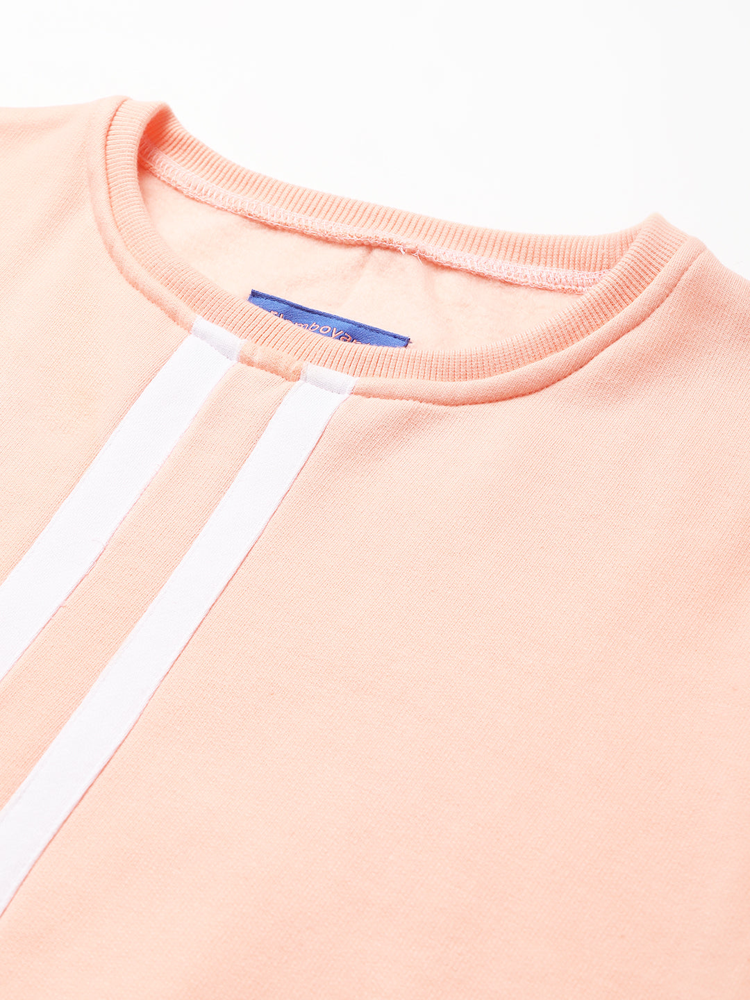 FLAMBOYANTTREND Pink Stripe Sweatshirt By Flamboyant Women's Sweatshirt