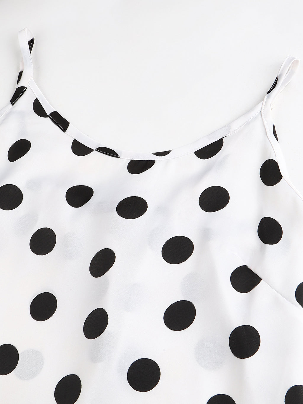 FLAMBOYANTTREND Satin Polka Dot Night Dress By Flamboyant Night Dress