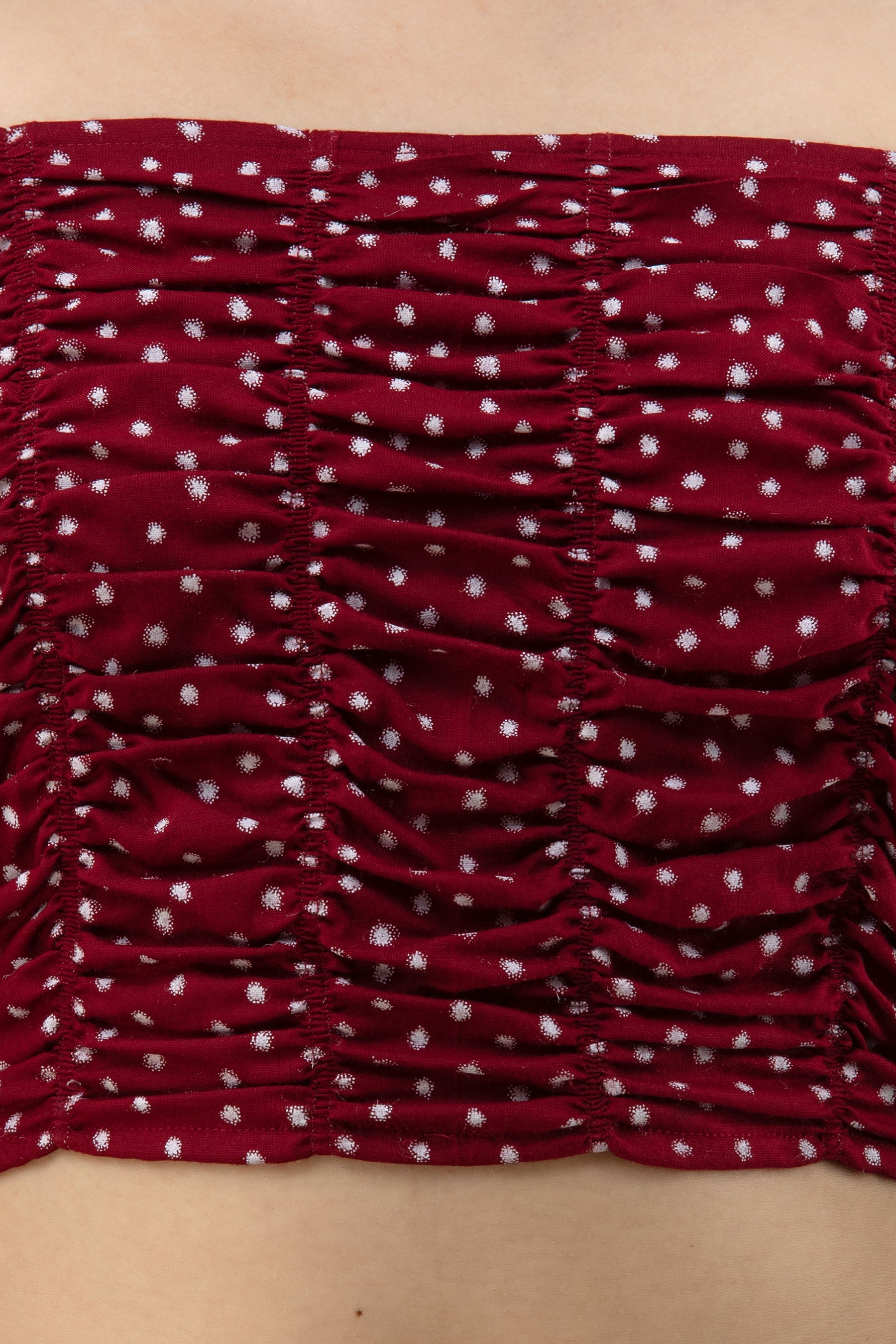 FLAMBOYANTTREND Maroon Trendy Crop Top By Flamboyant Top